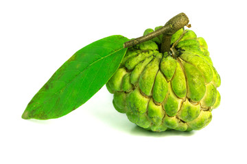 custard apple fruit (Sugar apple fruit) isolate on white background
