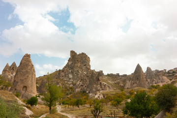 Naklejka na ściany i meble Public places Goreme open air museum Cappadocia Turkey rock formations