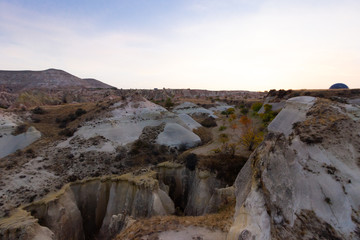 Obraz premium Natural view from goreme hot air balloon.