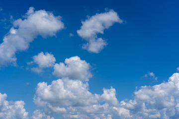 Naklejka na ściany i meble Sky clouds background clouds in the blue sky