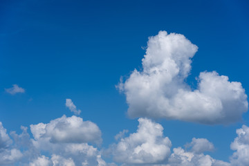 Fototapeta na wymiar Sky clouds background clouds in the blue sky