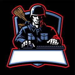 soldier esport logo © bazzier