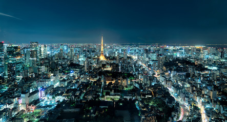東京都心夜景
