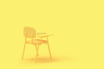 minimal concept. Lecture chair