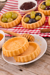 Grape tarts. 