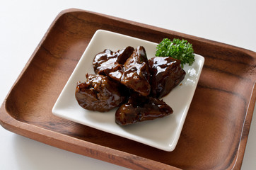 鶏レバーのしぐれ煮