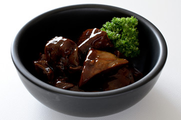 鶏レバーのしぐれ煮