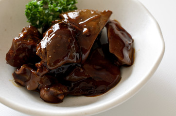 鶏レバーのしぐれ煮