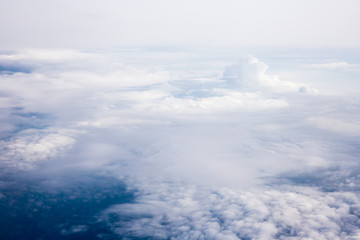 The sky above the clouds