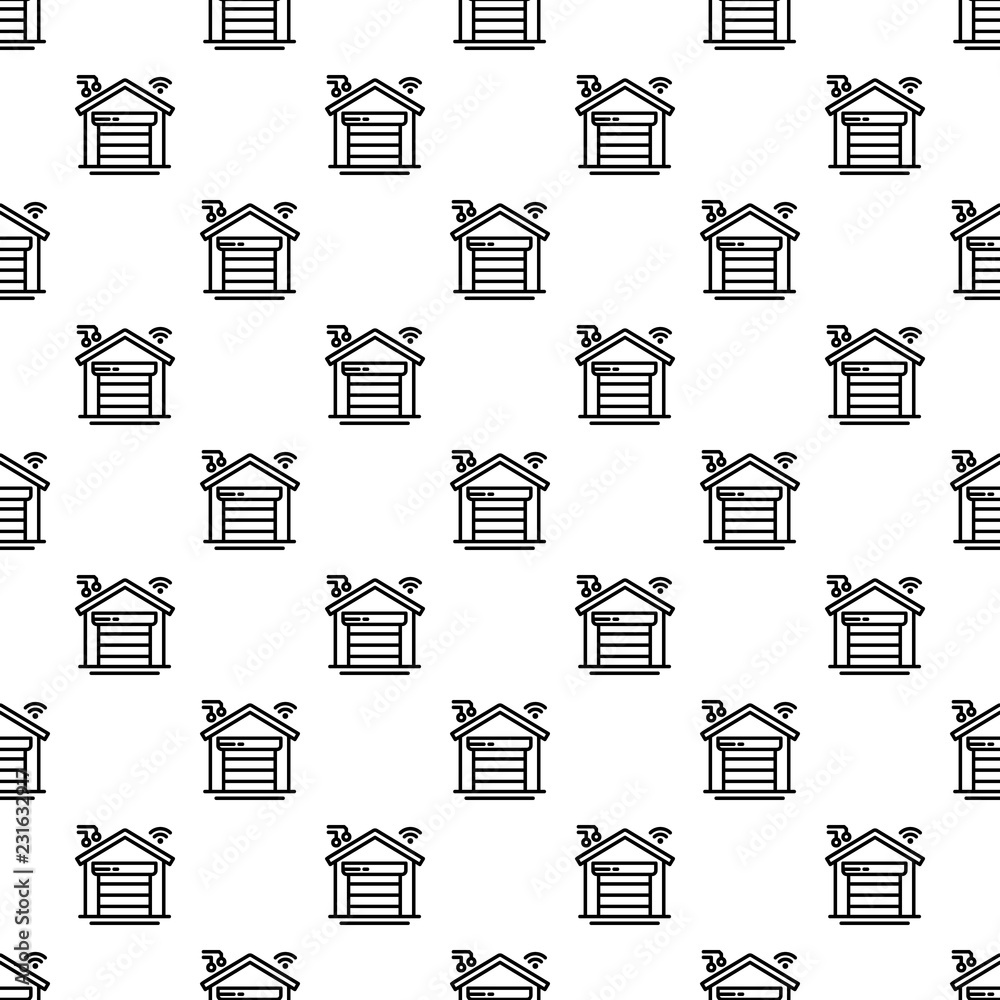 Poster smart garage pattern seamless repeat background for any web design