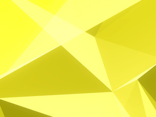 yellow abstract background, 3D rendering.