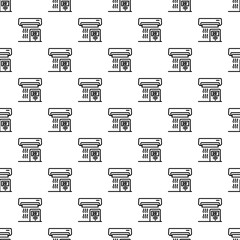 Conditioner control pattern seamless repeat background for any web design