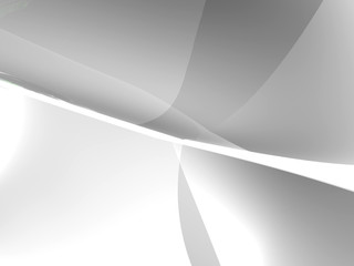 white  abstract background, 3D rendering.