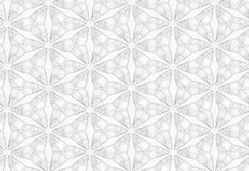 Fototapeta premium Abstract volumetric texture 3d illustration