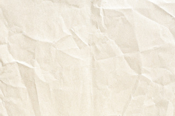 Brown crumpled paper texture