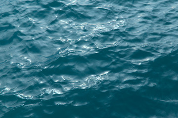Abstract background water surface.Concept of travel and wellness.Crop cut, close-up, nobody