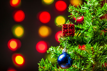 Fototapeta na wymiar Christmas tree background 