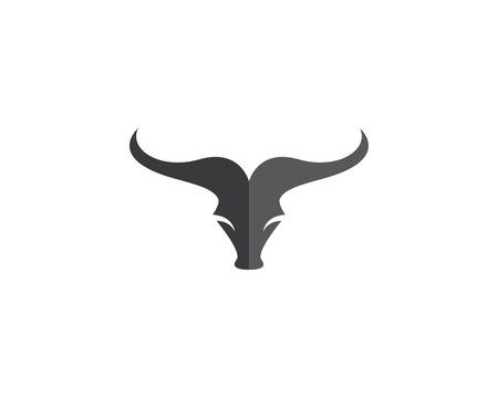 Bull head logo illustration