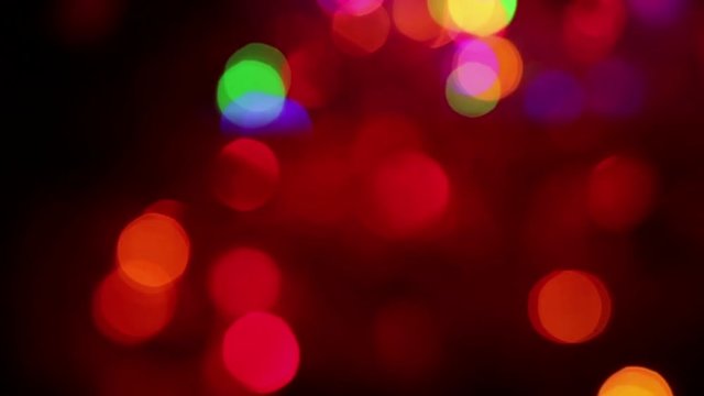 colorful blurred glowing christmas lights background