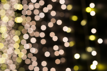 blurry lights bokeh background, Christmas concept for use background