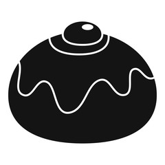 Jewish sweet bakery icon. Simple illustration of jewish sweet bakery vector icon for web design isolated on white background