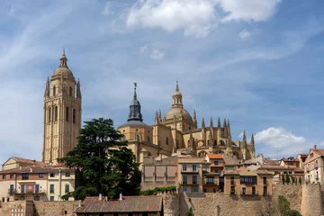 Deurstickers Catedral de Santa María de Segovia, España © Antonio ciero