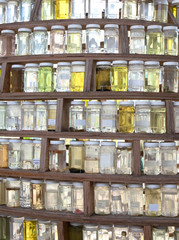 Collection of water from all over the world