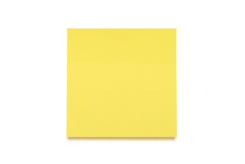 Yellow sticky note