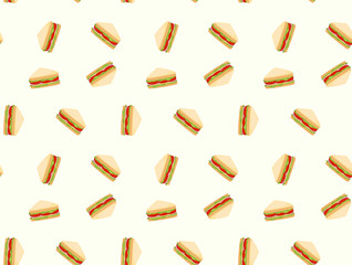 Sandwiches pattern background