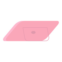 Vector of a pink graphic tablet