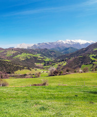 Mogrovejo mountains in the north of Spain