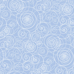 Christmas frosty drawing seamless pattern.