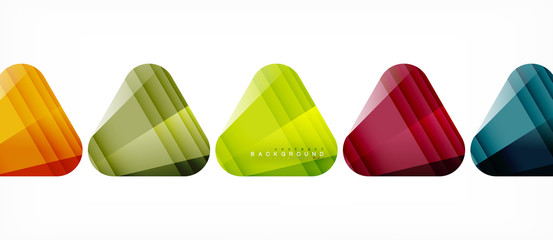 Geometric abstract background, triangles