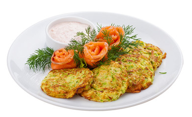 Pancakes made of zucchini