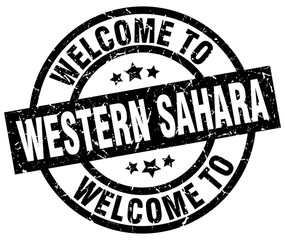 welcome to Western Sahara black stamp