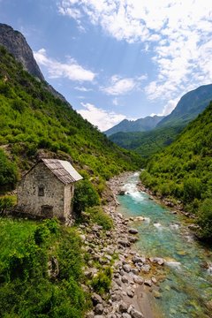 River Cem i Vuklit, Tamara, Tamare, region Kelmend, Albanian Alps, Prokletije, Qark Shkodra, Albania, Europe