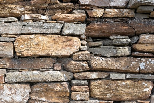 Old stone wall, background image, Scotland, Great Britain