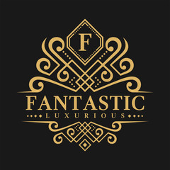 Letter F Logo - Classic Luxurious Style Logo Template