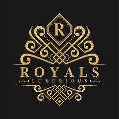 Letter R Logo - Classic Luxurious Style Logo Template