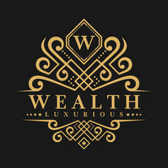 Letter W Logo - Classic Luxurious Style Logo Template