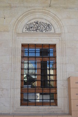 Fototapeta premium iron railings behind window