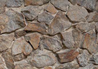 Mauer aus Steinen 