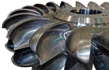 Details od Pelton turbine wheel