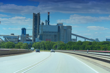 The road to the nuclear power plant