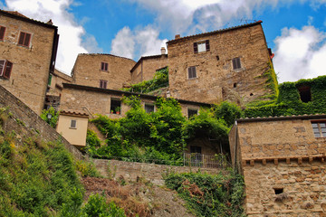 Sorano, small town in Tuscany hidden in the green