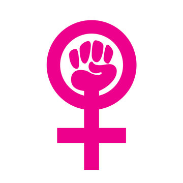 Female symbol fist