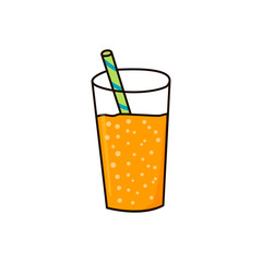 Seamless pattern with candies, donuts, cocktails and muffins. Vector illustration in hand drawn doodle style
