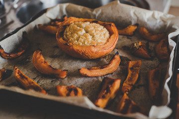 Roasted Pumpkin pieces