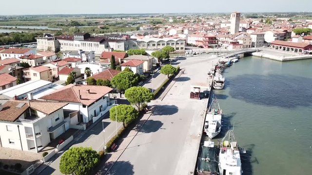Marano lagoon historic center