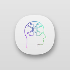 Artificial intelligence app icon